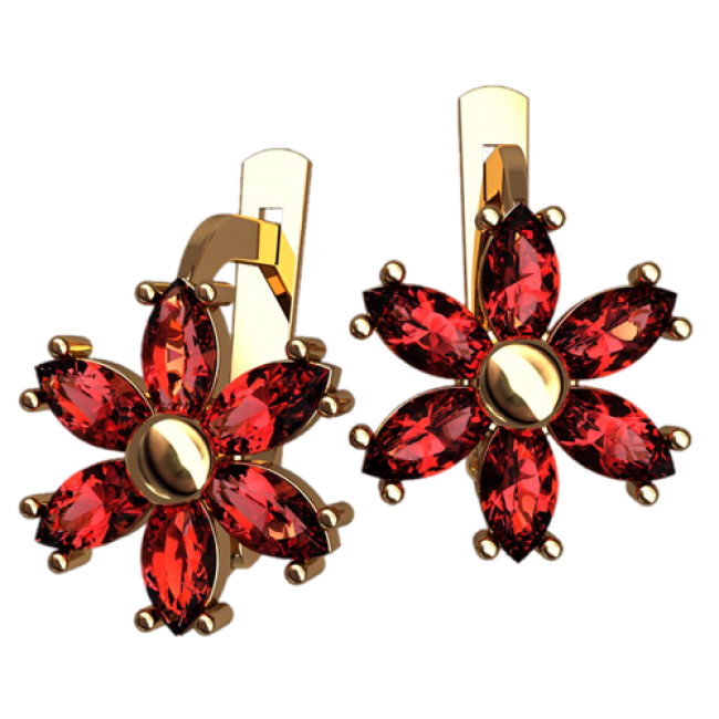 Женские серьги 4415