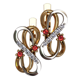 Женские серьги 4416