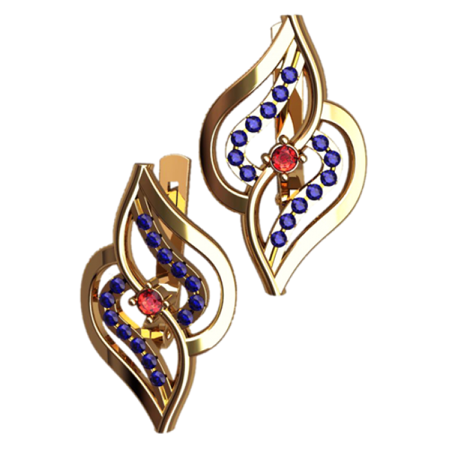 Женские серьги 4452