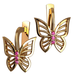 Женские серьги 4480
