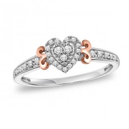 Diamond Heart promise ring
