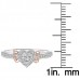 Diamond Heart promise ring