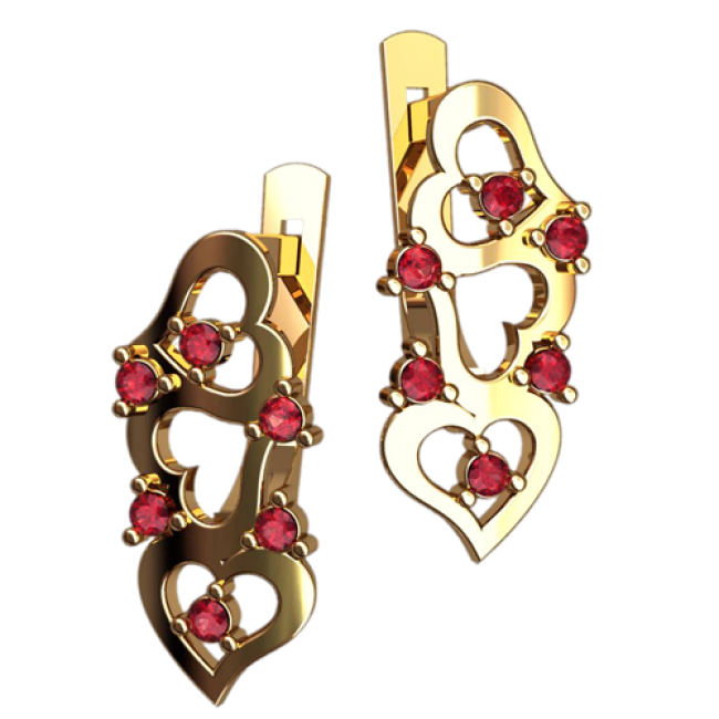 Женские серьги 4504