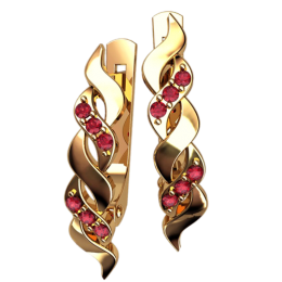 Женские серьги 4612