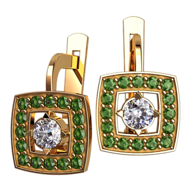 Женские серьги 4639