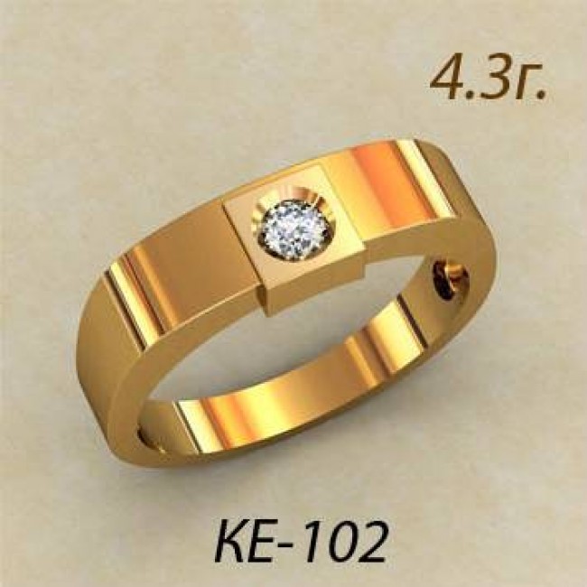 Женское кольцо классическое ке-102 Женское кольцо классическое ке-102